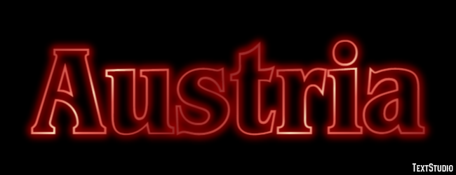 Austria Text Effect