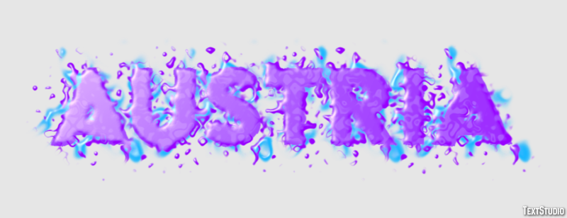 Austria Text Effect