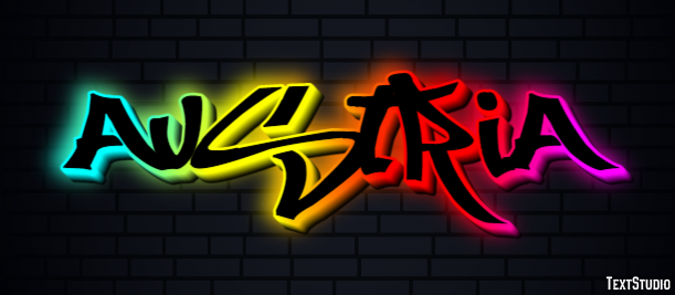Austria Text Effect