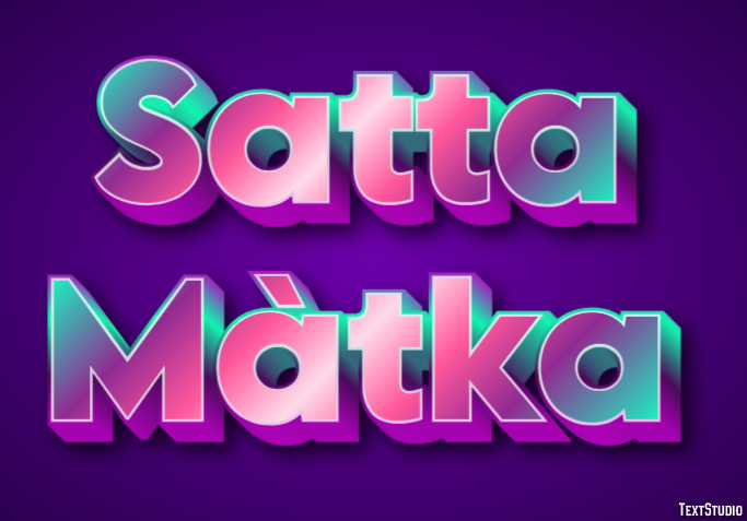 Satta Màtka Efeito de texto
