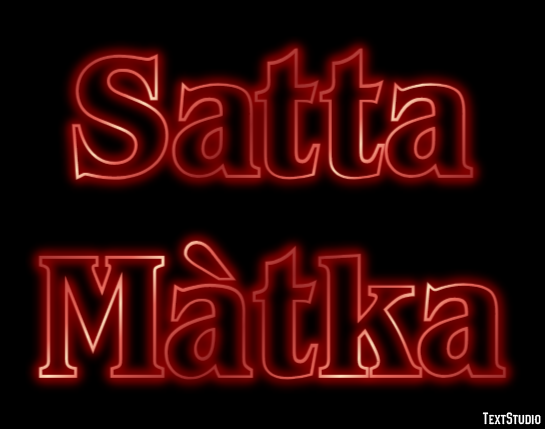 Satta Màtka Efeito de texto