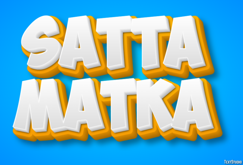 Satta Màtka Efeito de texto