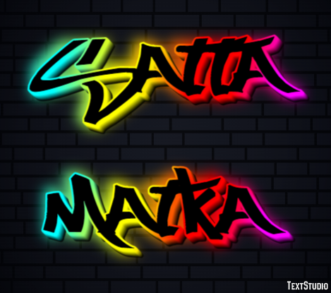 Satta Màtka Efeito de texto