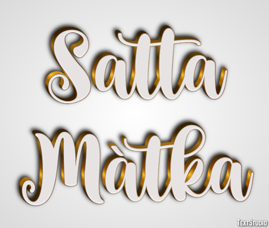 Satta Màtka Efeito de texto