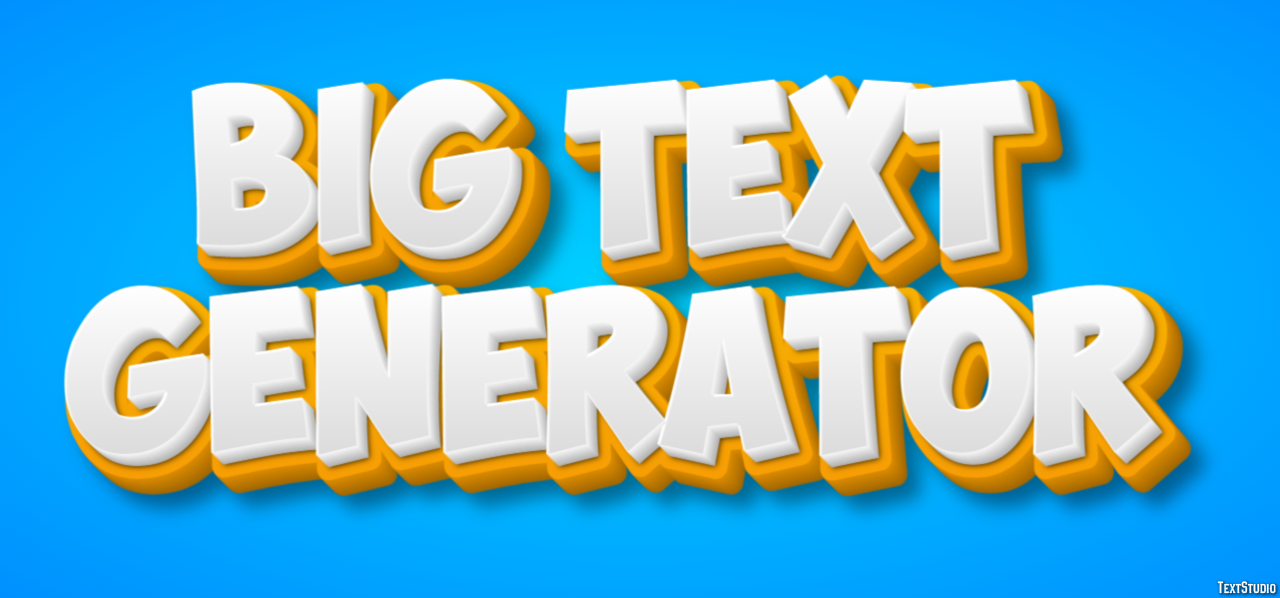 Big Text Generator Metin Efekti