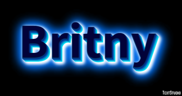 Britny Text effect