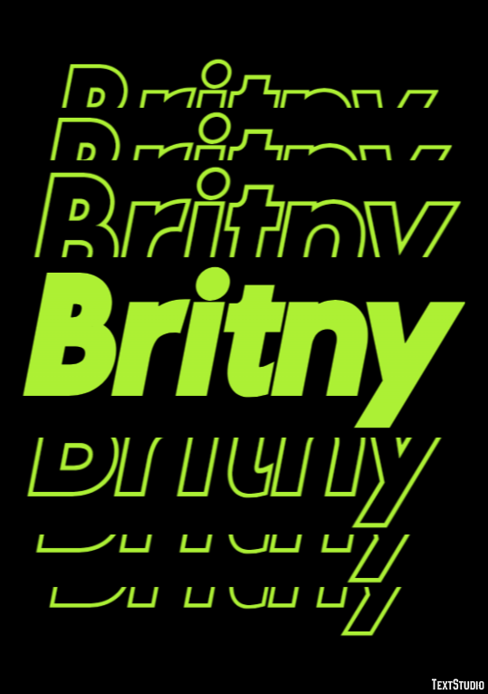 Britny Text effect