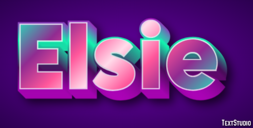 Elsie Texteffekt
