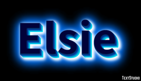 Elsie Texteffekt