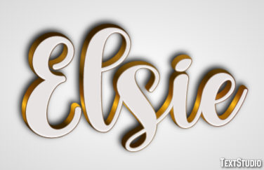 Elsie Texteffekt