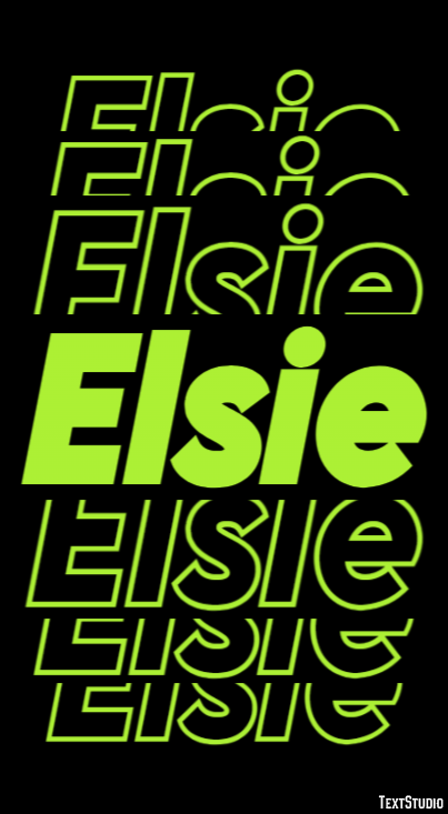 Elsie Texteffekt