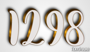 1298 Text effect