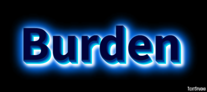 Burden Text Effect