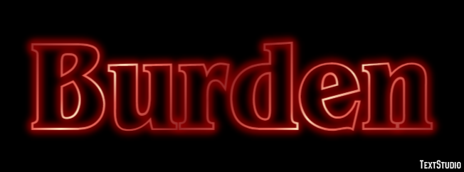 Burden Text Effect