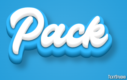 Pack Text Effect