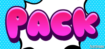 Pack Text Effect