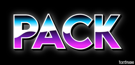 Pack Text Effect