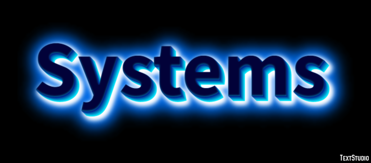 Systems Text Effect