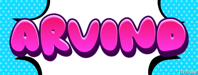 Arvind Text Effect