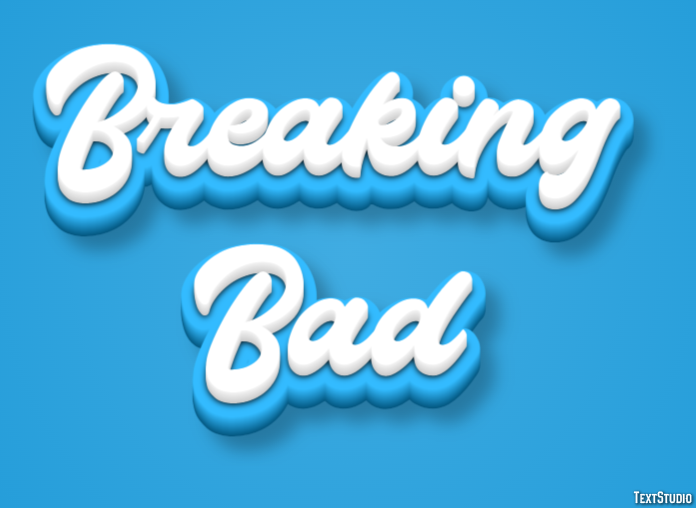 Breaking Bad Effetto testo