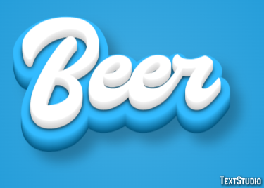 Beer Texteffekt