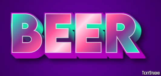 Beer Texteffekt