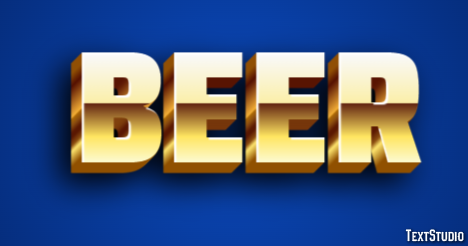 Beer Texteffekt