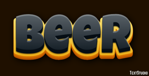 Beer Texteffekt