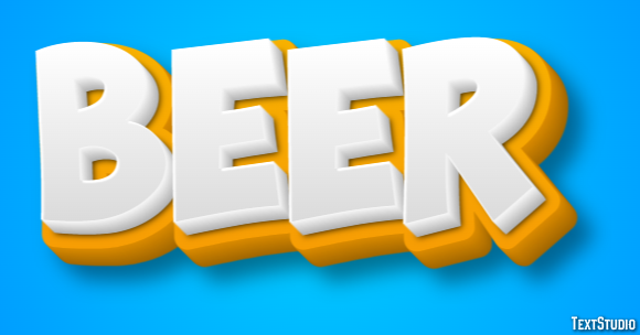 Beer Texteffekt