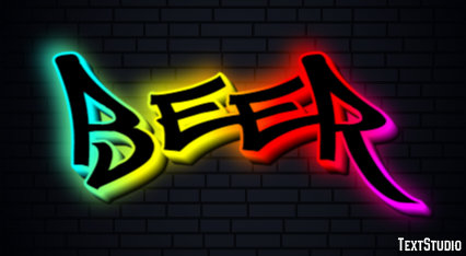 Beer Texteffekt