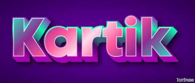 Kartik Text Effect
