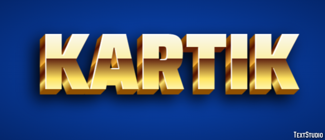 Kartik Text Effect