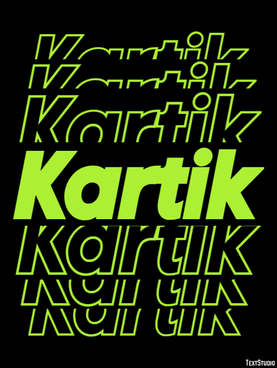 Kartik Text Effect