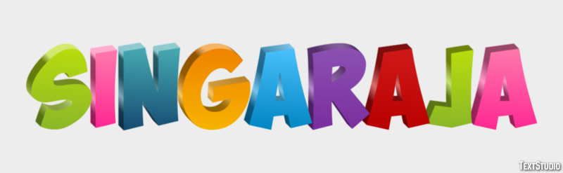 Singaraja Efekt tekstowy