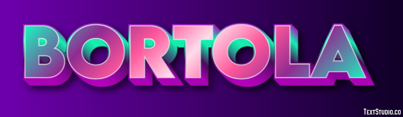 Bortola Effetto testo