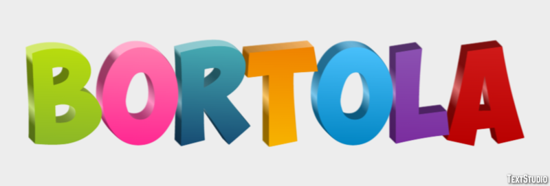 Bortola Effetto testo