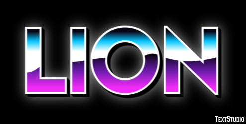 Lion Effet de Texte