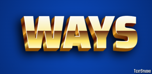 Ways Text Effect