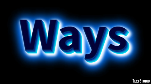 Ways Text Effect