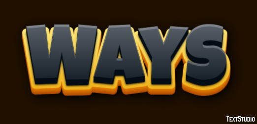 Ways Text Effect