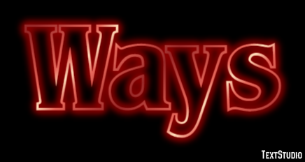 Ways Text Effect