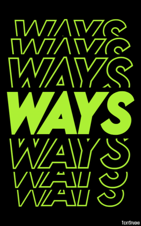Ways Text Effect