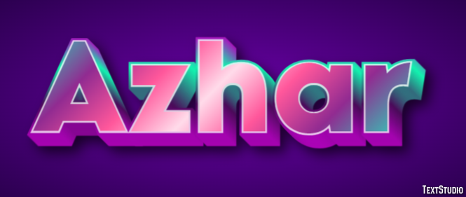 Azhar Text Effect