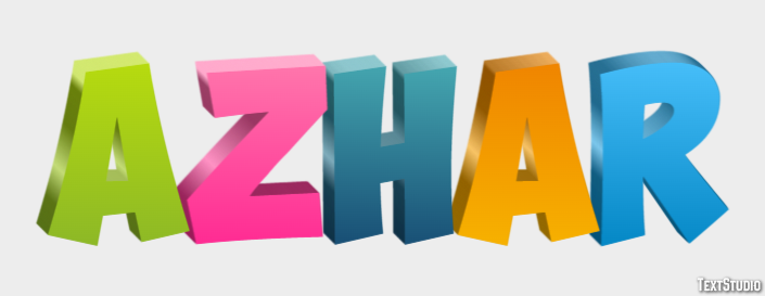Azhar Text Effect