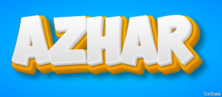 Azhar Text Effect