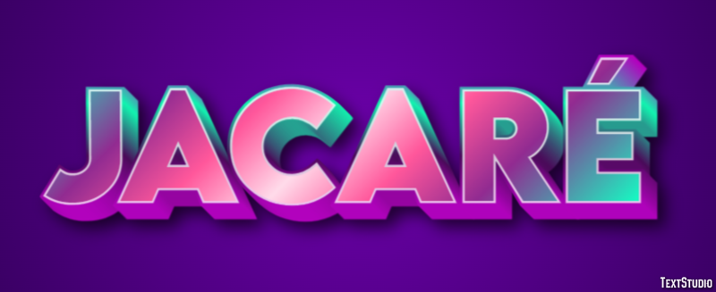 Jacaré テキスト効果