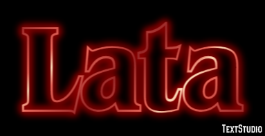Lata Efeito de texto
