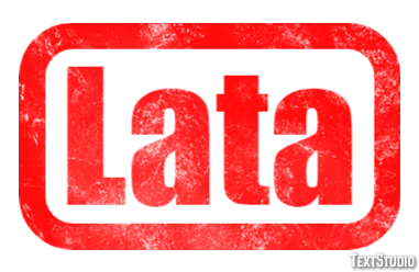 Lata Efeito de texto