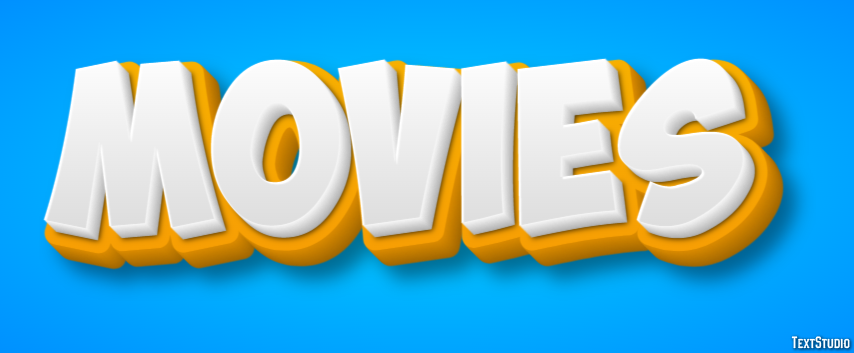 Movies Efeito de texto