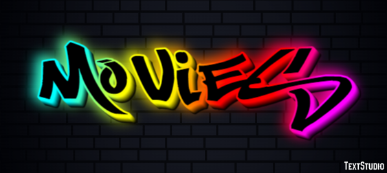 Movies Efeito de texto